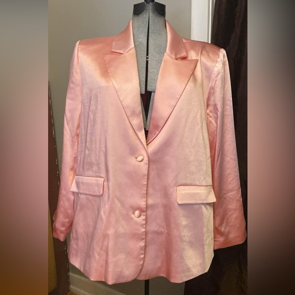 Good American Pink Satin Suit - Picture 1 of 6